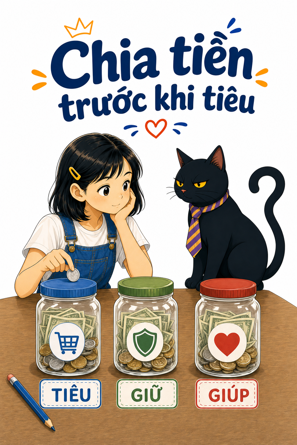 Workbook: 3 hũ Tiêu / Giữ / Giúp